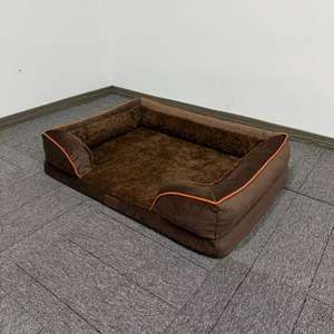 سرير حيوانات أليفة كبير قطيفة على الطراز الحديث سرير كلب قابل للغسل عصري بأحجام مختلفة - Product Image 3