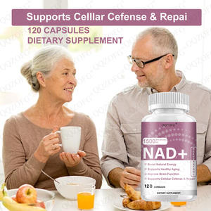 Suplemen Diet OEM NAD+ 1500mg Per Sajian 120 Kapsul Resveratrol Meningkatkan Energi Alami Mendukung Kesehatan Penuaan - Product Image 4
