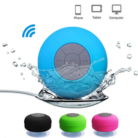 Haut-parleur Bluetooth étanche pour douche, portable et mains libres, avec ventouse