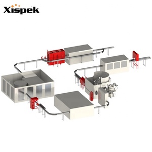 Caméra d'inspection de bouteilles en verre à grande vitesse, machine de nivellement de bouchons, équipement d'inspection lumineux pour alcool et bière, état neuf - Product Image 2