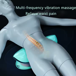 LJ venta al por mayor terapia de compresa caliente masajeador de vibración masaje Lumbar FUNCIÓN DE camilla de espalda ajustable Intensit logotipo personalizado - Product Image 5