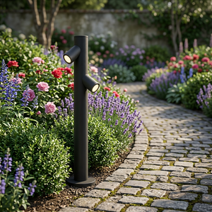 Nouvelles lampes de rue décoratives de jardin alimentées par courant alternatif en aluminium avec LED étanches IP65 de style moderne pour une utilisation en extérieur - Product Image 3