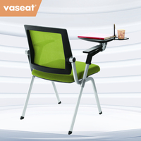 Chaises de formation modernes en maille Offre Spéciale mobilier scolaire multifonctionnel avec tablette d'écriture sièges de réunion bon marché et élégants
