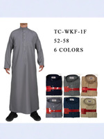 CCY Vente en gros de vêtements ethniques traditionnels de style marocain, style Qatar, thawb en polyester, fabricant en ligne de vêtements, shapers