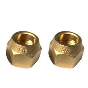 M6 M8 M10 M12 Metric Brass ống kết nối Nut 1/4 5/8 điều hòa không khí máy nén Ống bộ phận Đồng ống nối NUT - Product Image 4