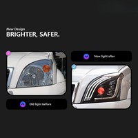 Para Toyota Prado LC120 FJ120 2003-2009, Conjunto de Faros Delanteros LED con Proyector y Luz Diurna Secuencial de Triple Franja, Actualización
