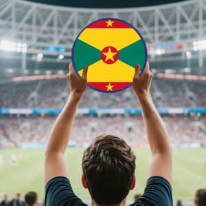 Vente en gros de disques volants en nylon personnalisés, portables et pliables avec poche, pour événements sportifs et jeu de Grenada Ball - Product Image 3