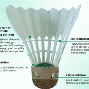 Ventes chaudes de volants de badminton à haute durabilité et vol rapide G4 - Product Image 2