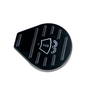 Kit de capuchons de moteur en alliage d'aluminium noir pour Volkswagen 1.8T 2.0T, pièces de rechange pour essuie-glace de radiateur avec vis - Product Image 4