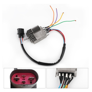 พัดลมระบายความร้อนไฟฟ้าควบคุม 8E0959501AG ดีซี 12V สำหรับโมดูลทดแทน Passat B7 - Product Image 2