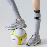 Chaussettes de compression sportives personnalisables en coton, écologiques, épaisses, respirantes, absorbant la transpiration, séchage rapide, tricotées pour l'été