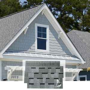 Tuiles de toit chinoises résistantes au vent populaires en Jamaïque, feuilles de <span class=keywords><strong>toiture</strong></span> en asphalte, bardeaux en fibre de verre laminés - Product Image 1