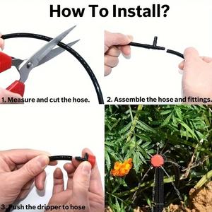 Kit de Riego por Goteo de 30M, Sistema de Riego por Microaspersión para Jardín, Balcón, Macetas, Riego Automático Eficiente en Agua, Plástico - Product Image 3