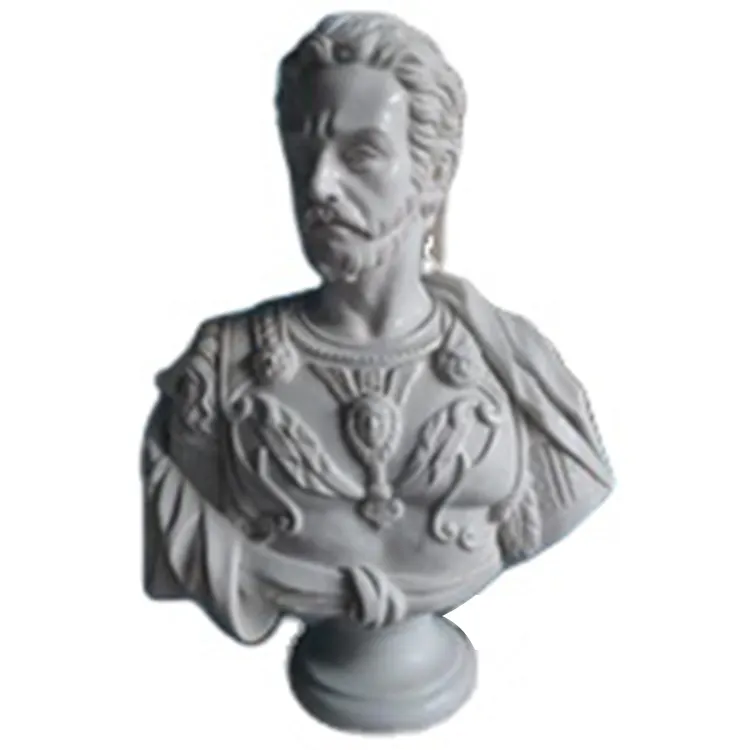 Statua del busto di marmo dell'ornamento di arte occidentale/statua moderna del busto della testa di pietra