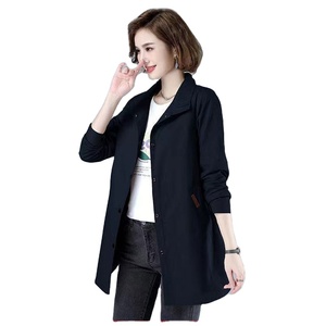 Veste <span class=keywords><strong>coupe</strong></span>-vent fine grande taille pour femme, automne-hiver, pour femmes d'âge moyen - Product Image 3