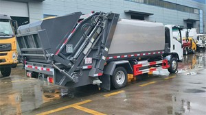 Petit <span class=keywords><strong>camion</strong></span> à ordures Isuzuu 4x2 <span class=keywords><strong>camion</strong></span> à ordures 6CBM compacteur <span class=keywords><strong>camion</strong></span> à ordures à vendre - Product Image 6
