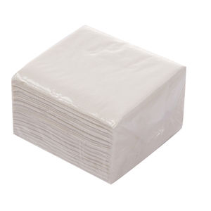 แผ่นกระดาษทิชชู่เช็ดหน้าแบบใช้แล้วทิ้งขนาด23X23ซม. สีขาว2ชั้นแบบใช้แล้วทิ้ง100 100% เป็นมิตรกับบ้าน! - Product Image 1