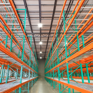 Tiêu chuẩn Mỹ hàng đầu hiện đại Kệ thép hiệu quả thẳng đứng Pallet kệ cho kho hàng tồn kho lưu trữ Bolt-on thiết kế - Product Image 6