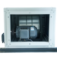 Ventilador Centrífugo de Gabinete HTFC de Doble Propósito para Ventilación y Extracción de Humo, de Bajo Ruido, con Caja Insonorizada, Directo de Fábrica OEM