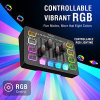 Tarjeta de Sonido FIFINE SC3 para Podcast, Mezcladora de Audio USB Externa, Tarjeta de Sonido para Transmisión en Vivo, Interfaz de Audio Profesional