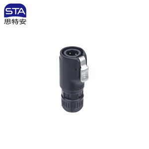 SL12 plastik penerbangan Plug tahan air IP67 Push Pull <span class=keywords><strong>2</strong></span> <span class=keywords><strong>3</strong></span> 4 5 6 7 8 Pin Pria Wanita Cepat Rilis konektor Solder untuk Power - Product Image 1