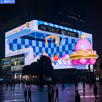 Pantalla LED para Exteriores PushunLed, Pantalla de Video Wall LED IP67 SDK, Pantallas de TV para Video Wall, Video Wall Wing Plus P2.5, Pantalla Sin Función Táctil