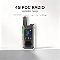 Radio bidirectionnelle GaodaPTT 4G Walkie Talkie K10, portée illimitée, fonction Push-to-Talk sur réseau cellulaire, couverture mondiale, carte SIM, interphone réseau