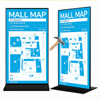 Señalización Digital Interior Antivandálica y Pantalla con Cristal de Seguridad Resistente a Impactos, Reproductor de Publicidad para Publicidad Pública