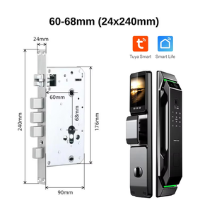 3D Face Recognition WiFi Tuya Smart <strong>Door</strong> Lock <strong>Camera</strong> Fingerprint Card Memory Card Support Aluminum <strong>Door</strong> Steel/Brass <strong>Door</strong> Cloud - Product Image 6