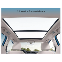 Pièces automobiles en verre de haute qualité Toit ouvrant de voiture électrique panoramique de luxe Verre automatique pour Tesla MODEL 3