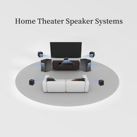 Système de haut-parleurs de cinéma maison actif professionnel FS2 FS3 5 pièces/ensemble / Connexion Wi-Fi 8 ohms Modèle sonore rapide personnalisé en promotion