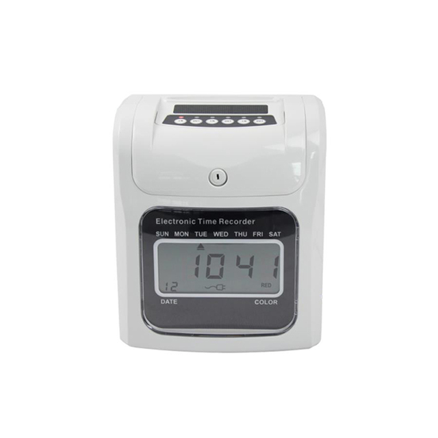 Time Attendance System Time Recorder W-960 Attendance Digital Check in Punch Card Clock Electronic With Battery W-960