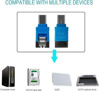 BENFEI SATA Cable III 12 Pack SATA Cable III 6Gbps Straight HDD SDD Cable de datos con pestillo de bloqueo 18 pulgadas