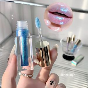 SHAQINUOクリアスパークリングミラー光沢のあるリップグロス水っぽい持続的な水分補給スターシャイングリッターリップグレイズ - Product Image 4