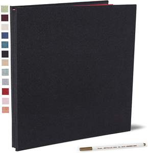 Scrapbook <span class=keywords><strong>Album</strong></span> <span class=keywords><strong>Photo</strong></span> personnalisé avec Film de protection, scrapbooking auto-adhésif en lin, livre mémoire Vintage <span class=keywords><strong>à</strong></span> <span class=keywords><strong>Pages</strong></span> vierges - Product Image 1