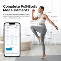 Cinta Métrica Digital Inteligente con Bluetooth, Sincronización con Aplicación, Cinta Electrónica de Alta Precisión para Pérdida de Peso y Fitness, Venta al Por Mayor OEM