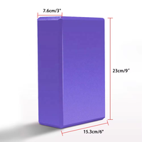 Bloc de yoga en mousse EVA personnalisé bleu rose vert violet avec logo
