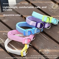 Collier et laisse réglables pour chiens de petite à moyenne taille, en polypropylène, anti-évasion, sans risque d'étouffement