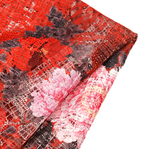 Trung Quốc Hot Bán chữ số in vải 100% polyester hoa in lưới vải cho hàng may mặc - Product Image 1