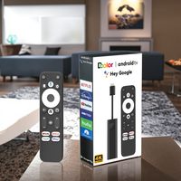 Dcolor GD1 4K Android 14 Smart TV Stick Dongle 4K Amlogic S905Y4 ATV Control de voz Smart GD1 TV Stick Certificado de Google