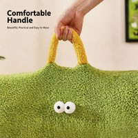 Coussin de canapé grand format, sûr et inoffensif, portable, en forme de dessin animé, résistant à l'usure, pour chats et chiens domestiques