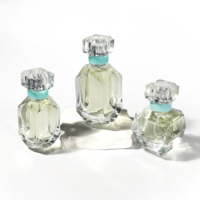 Flacon de parfum en verre de forme unique, atomiseur de parfum, flacon pompe pour lotion, contenant cosmétique, flacon de parfum vide de 50 ml