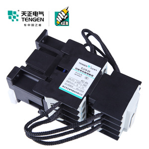 คอนแทคเตอร์ Tengen CJ19-25 AC 220V 380V พร้อมรีเลย์ชดเชยกำลังรีแอกทีฟในตัว - Product Image 1