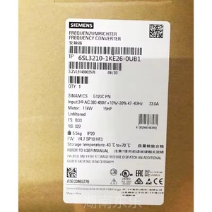 อินเวอร์เตอร์ซีเมนส์ รุ่น 6SL3210-1KE26-0UB1 30กิโลวัตต์ ควบคุมแบบเวกเตอร์ IP20 - Product Image 1