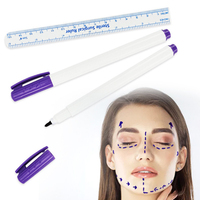 Ensemble de marqueurs pour la peau de tatouage stériles, non toxiques et imperméables, stylo marqueur chirurgical pour les hôpitaux, marqueurs artistiques