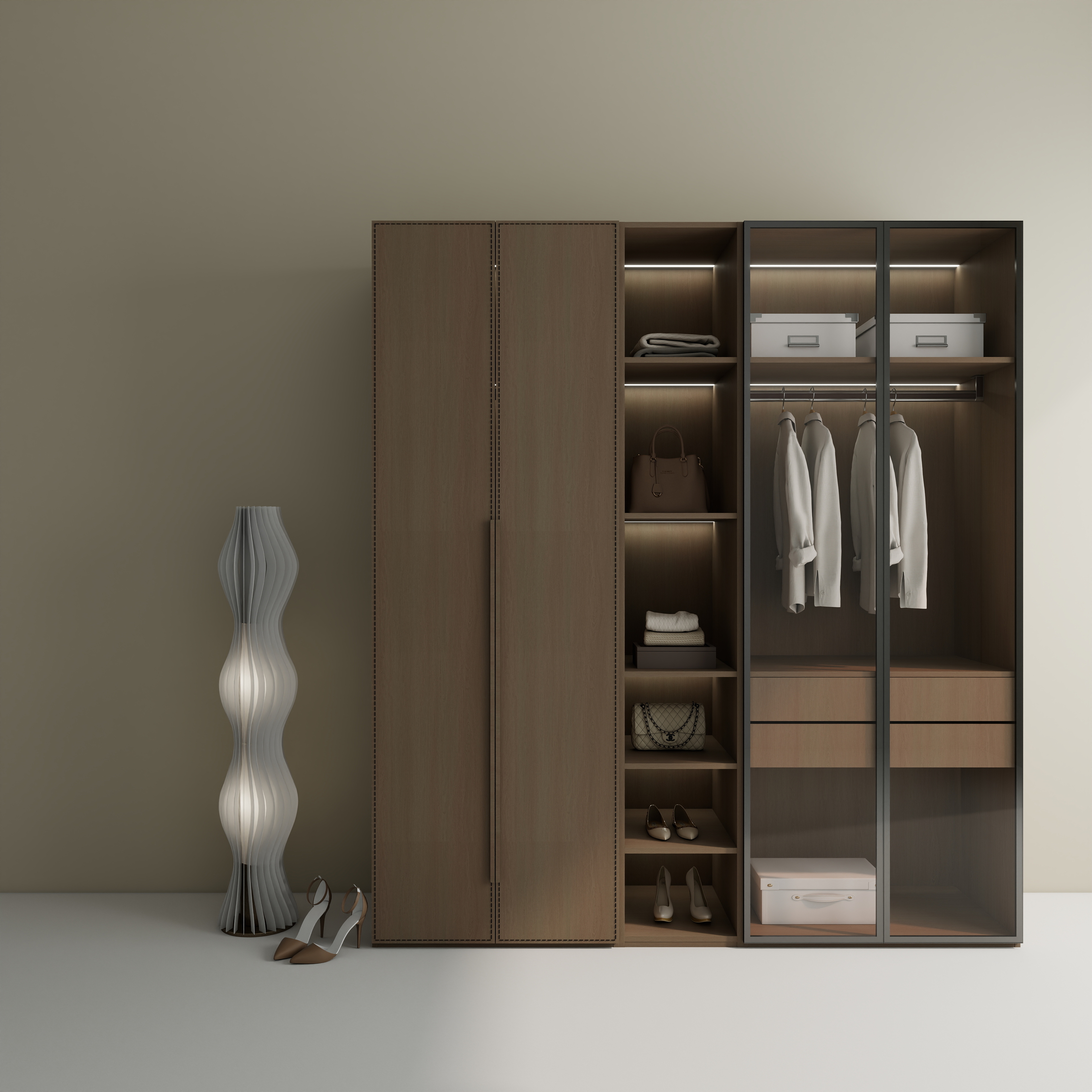 Luxury Wardrobe for Hotel & Apartment