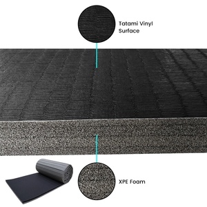 Tapis de gymnastique Linyiqueen, tapis de gymnastique enroulable, tapis d'entraînement pour le tumbling, le Jiu Jitsu, grande surface de couverture, pour la maison, 33-40 kg/m³, QUEEN-261, sac tissé - Product Image 4