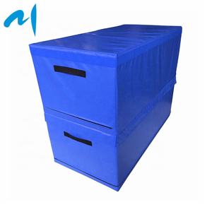 Ensembles de boîtes en plastique souple 20 "X 18" X 16 "Boîte de saut de gymnastique remplie de mousse PE haute densité - Product Image 2