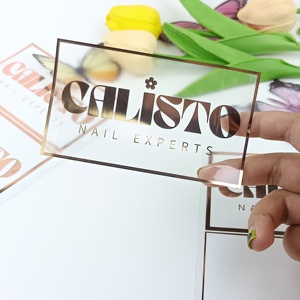 Sang trọng biểu tượng tùy chỉnh nhãn mỹ phẩm không thấm nước tự dính lá vàng PVC Sticker - Product Image 5