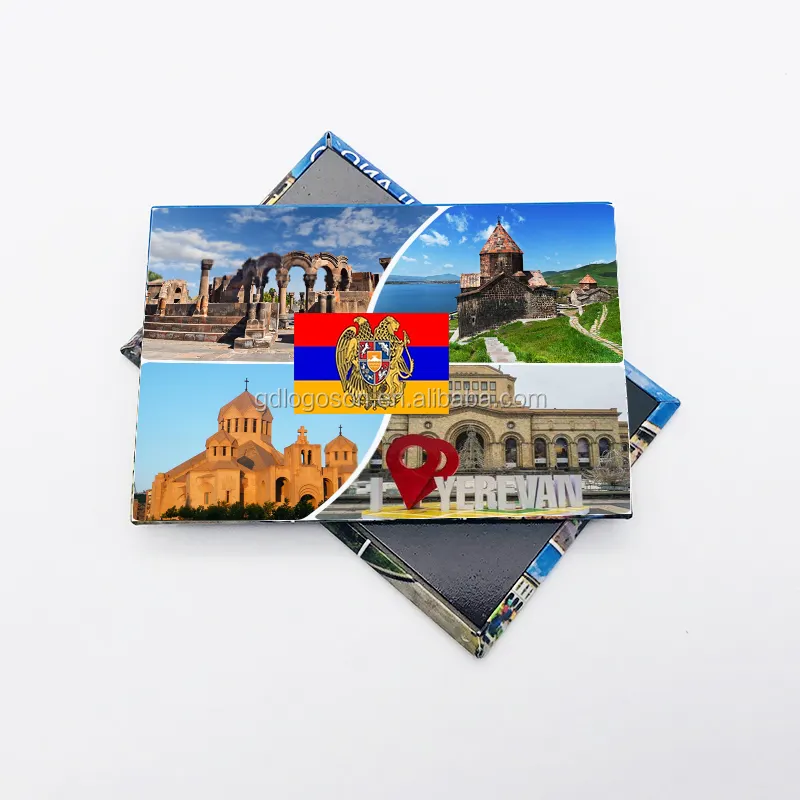 Armeno Souvenir Punto di Riferimento di Stampa Magneti Da Frigorifero Personalizzato Magnete Del Frigorifero di Yerevan Armenia Turistico Regalo